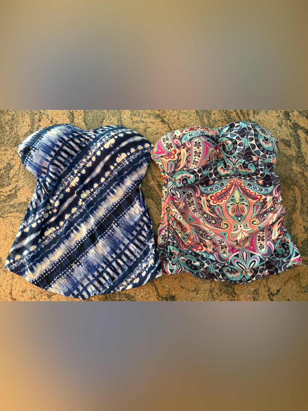 Apt. 9 Strapless Swim Tankini’s, size small